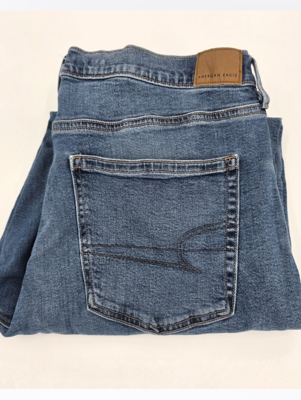 American Eagle Stretch 90s Straight Jean 16 Medium Wash Denim